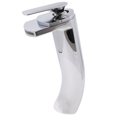 Novatto CASCADE Single Lever Waterfall Vessel Faucet, Chrome GF-057CH